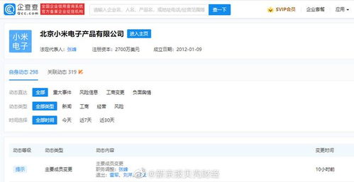 雷軍卸任小米電子產品公司董事長，專注集團戰略與技術創新